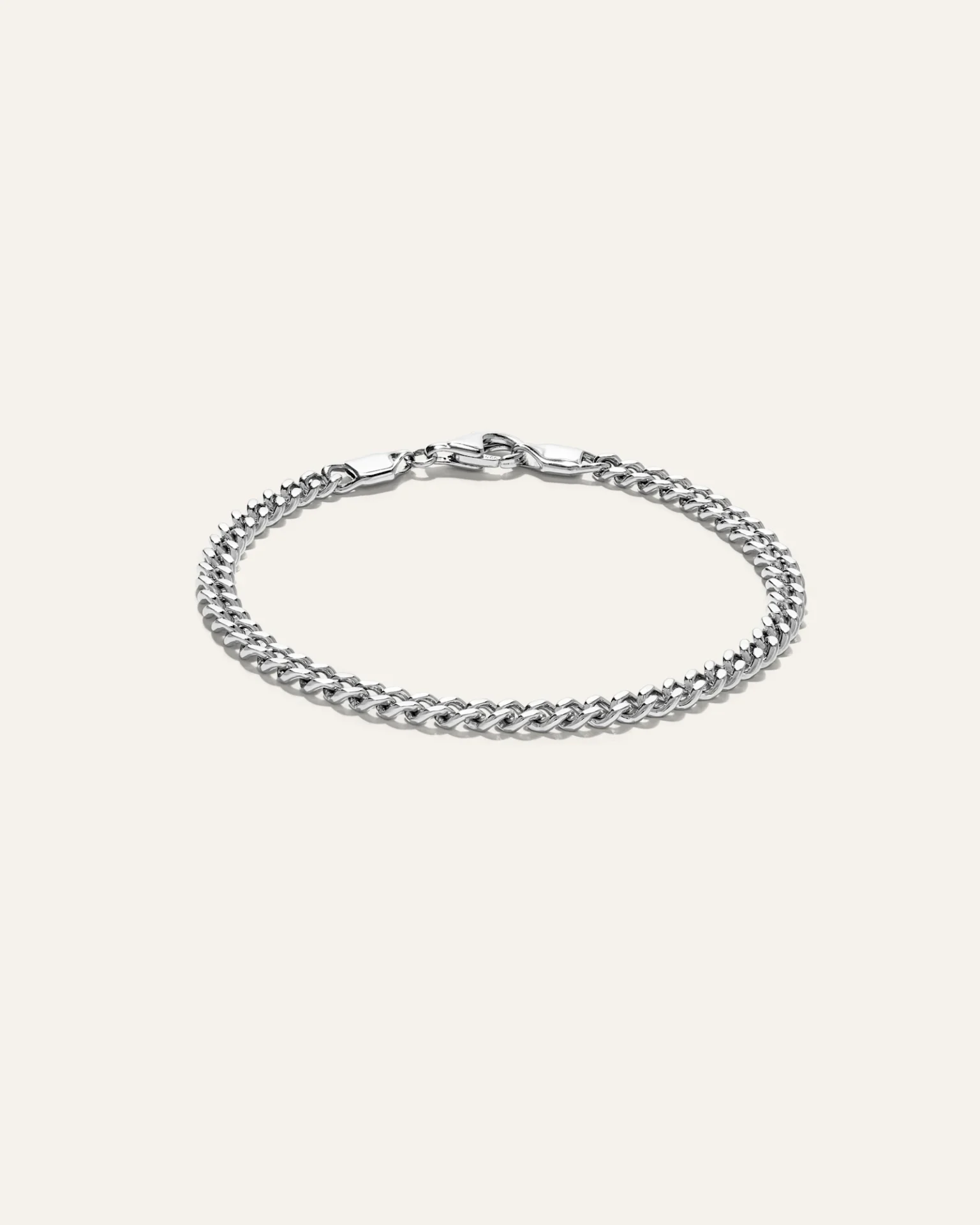 Cuban Curb Chain Bracelet (Silver)