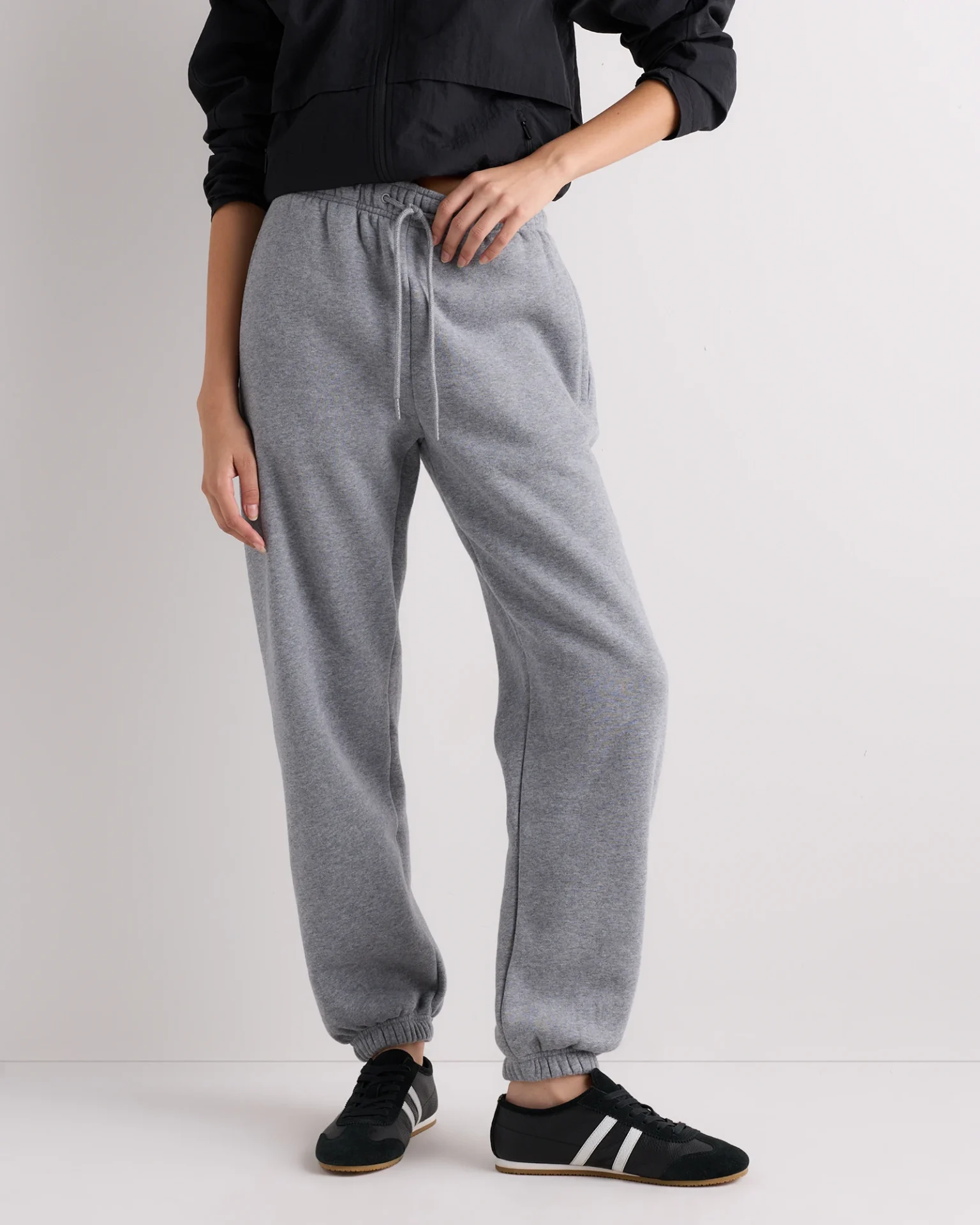 Everyday Fleece Joggers (Medium Heather Grey)