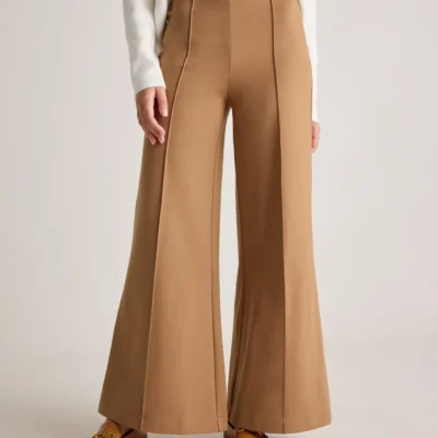 A&F Sloane Tailored Wide Leg Pant (Black)