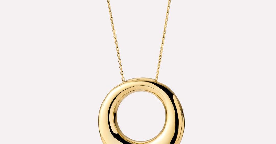 Gold Pendant Necklace - Waverly
