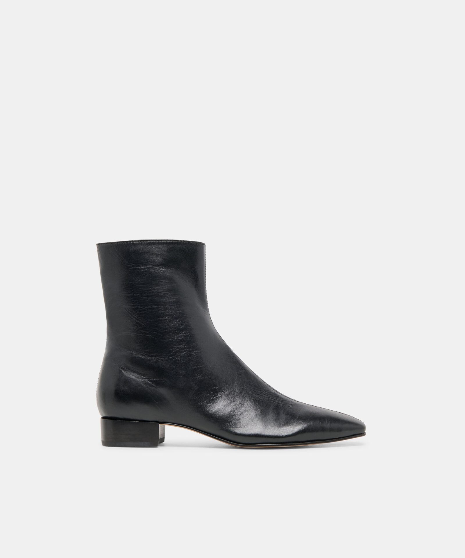 Tarine Booties (Black Leather)