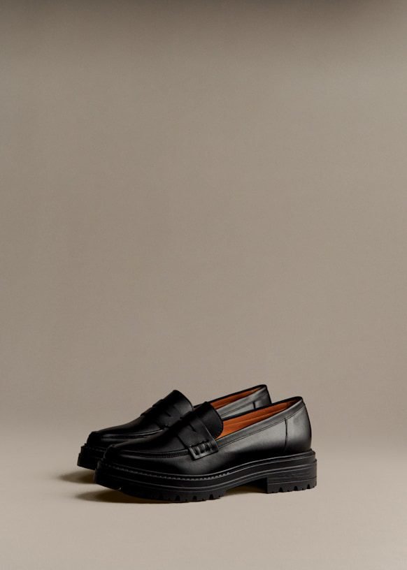 Albane Loafers (Smooth Black)