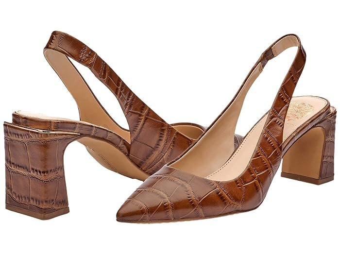 Hamden Buckle Slingback Pump (Bianco)