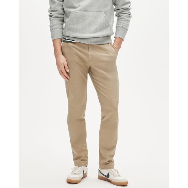 1040 Athletic Tapered-Fit Stretch Chino Pant (Khaki)