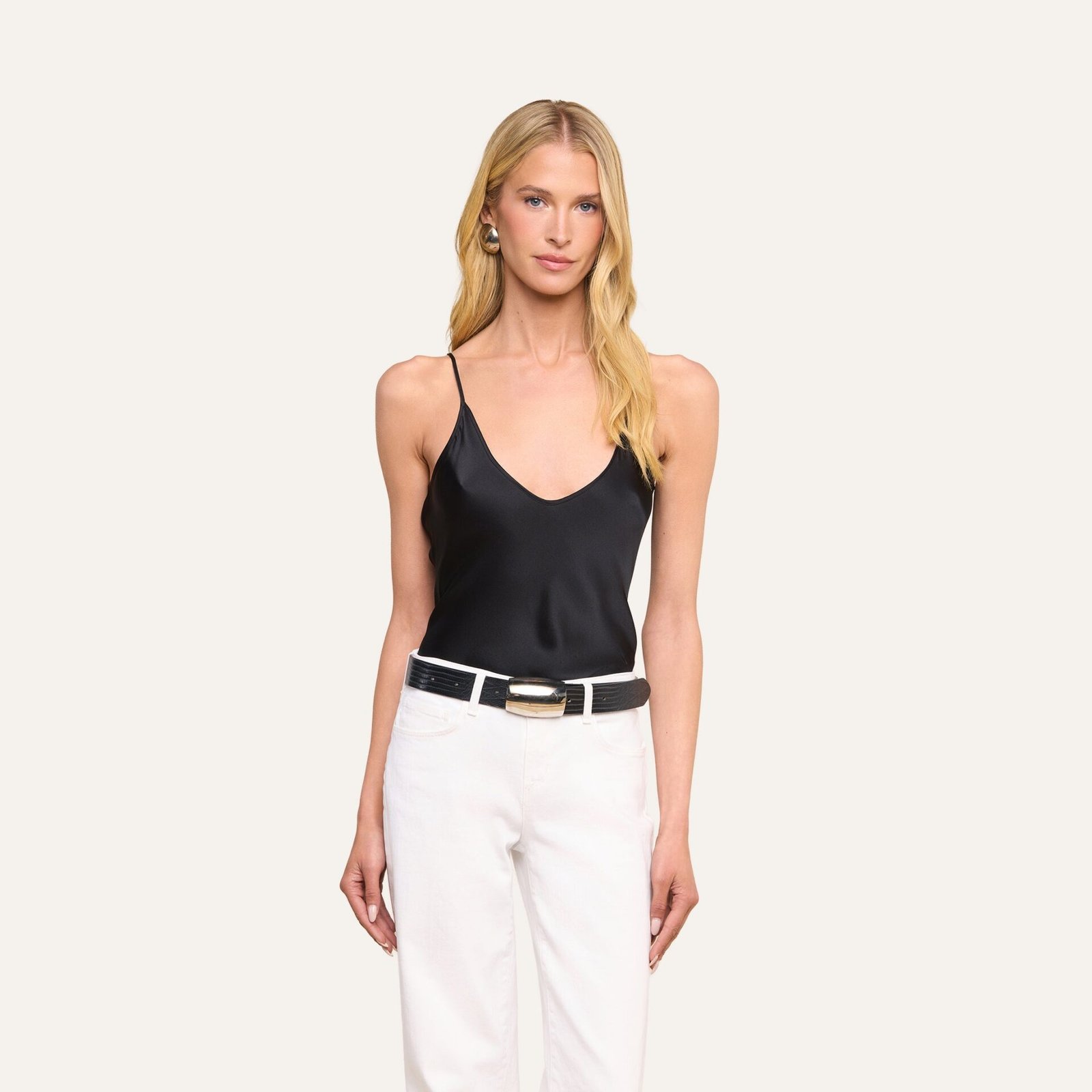 Lexi Silk Camisole (Black)
