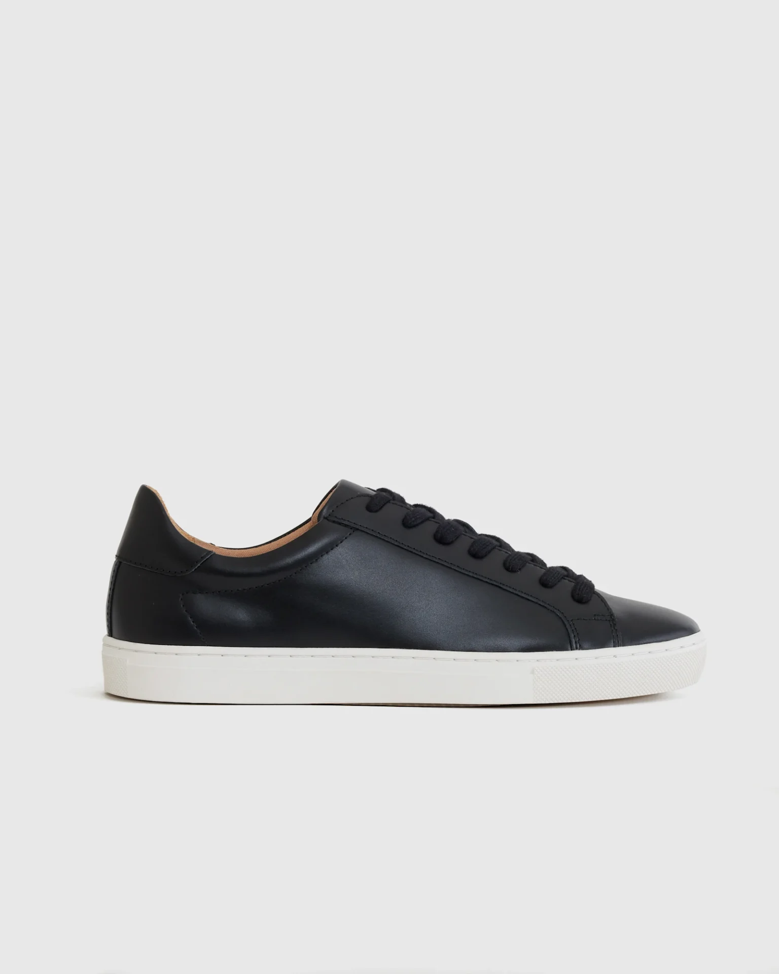 100% Leather Everyday Sneaker (Black)