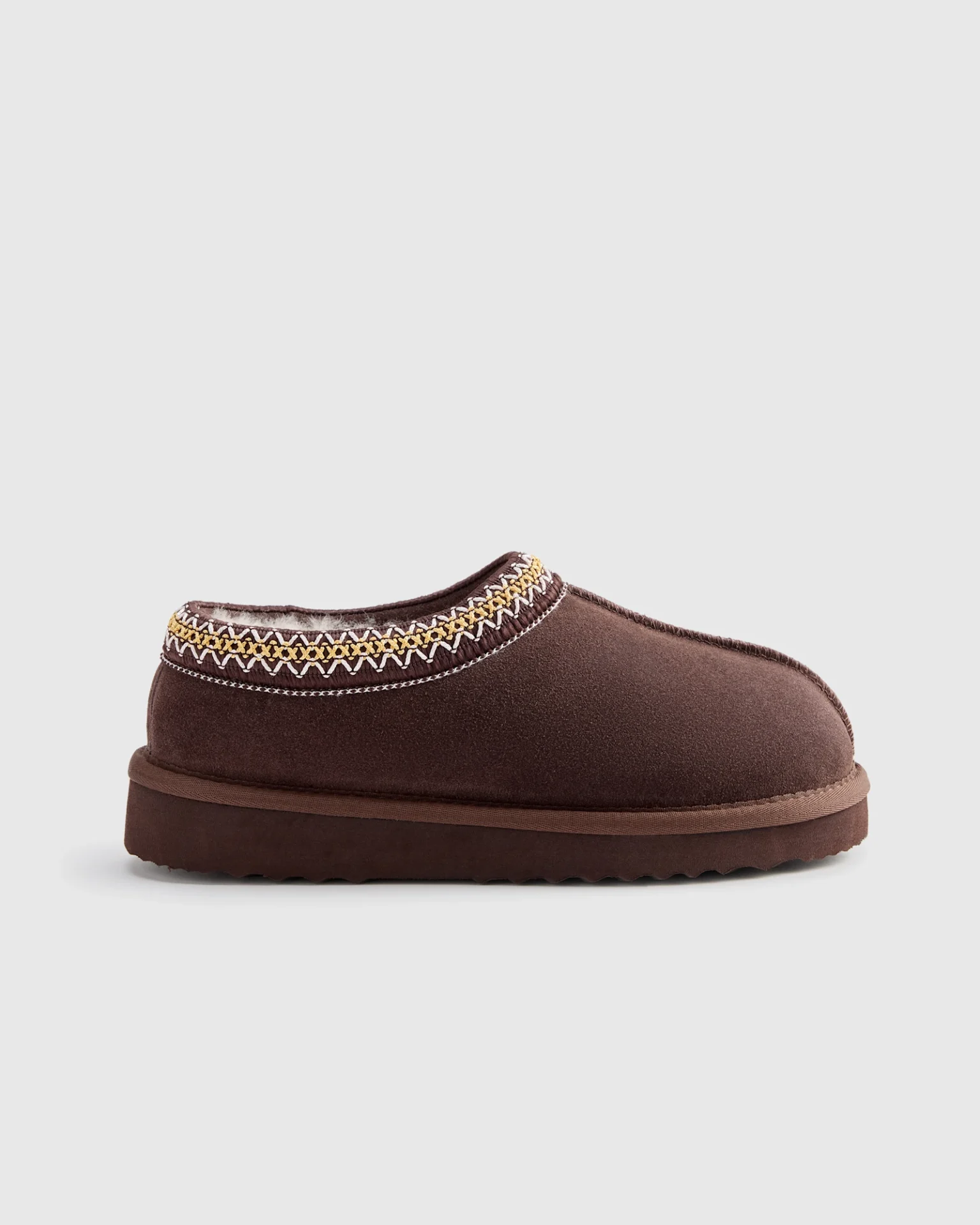 Australian Shearling Clog Slipper (Coffee Bean)