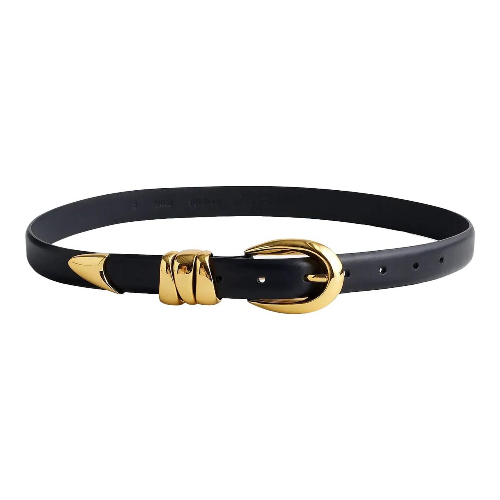Triple Metal Keeper Belt (True Black)