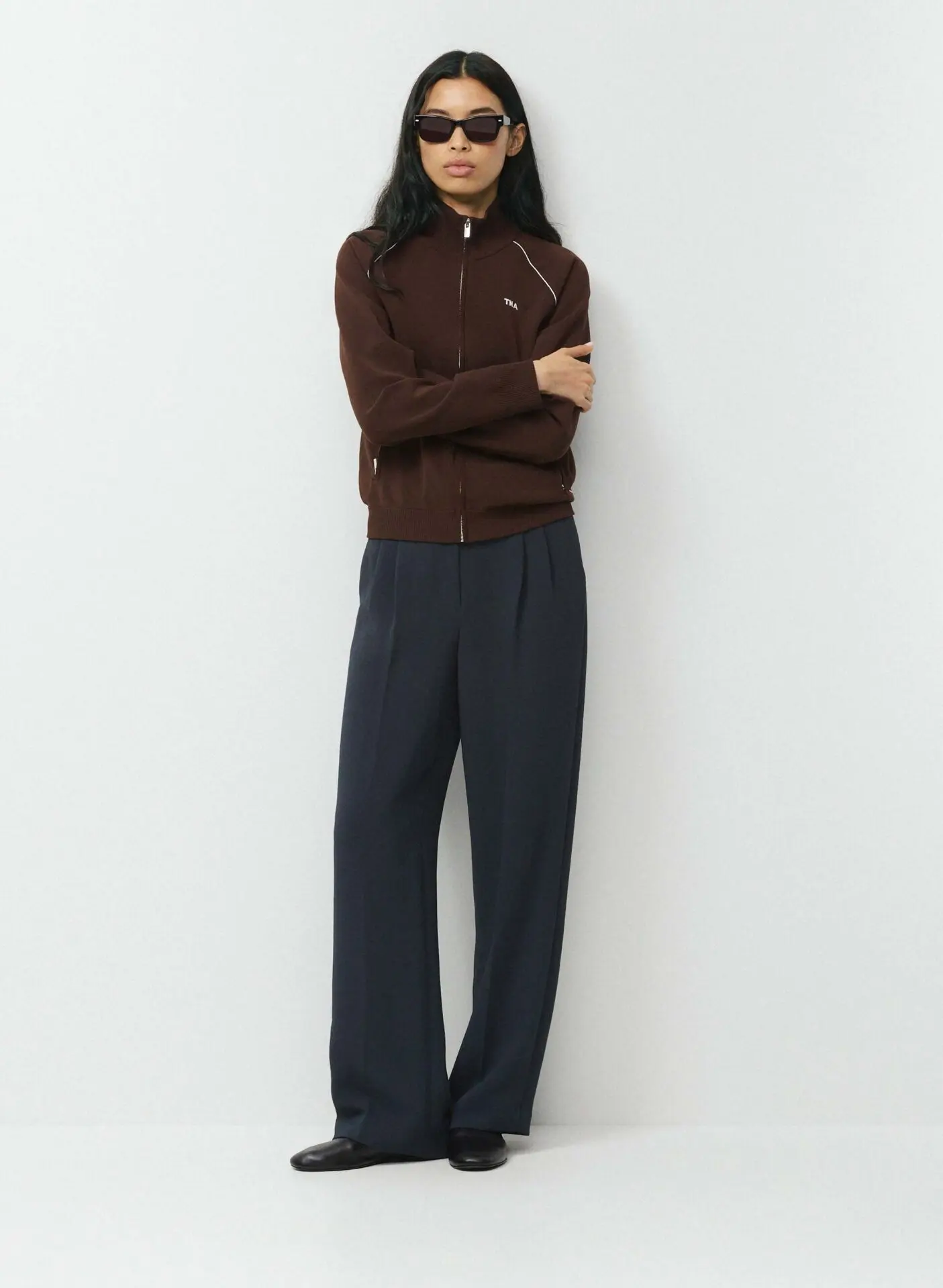 The Effortless Pant - Crepette (Dark Night Navy)