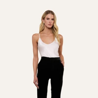 Lexi Silk Camisole (White)