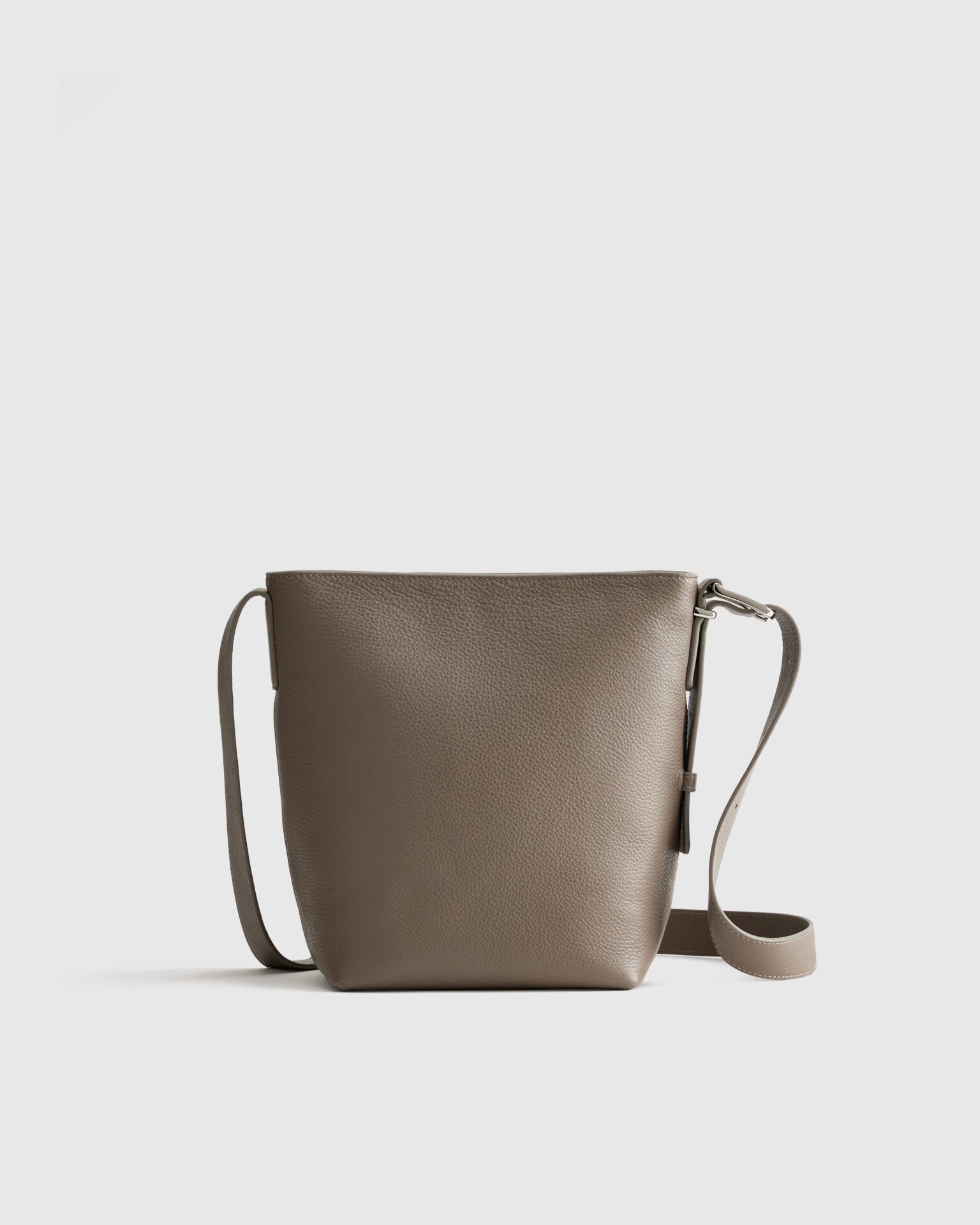 Italian Leather Bucket Crossbody