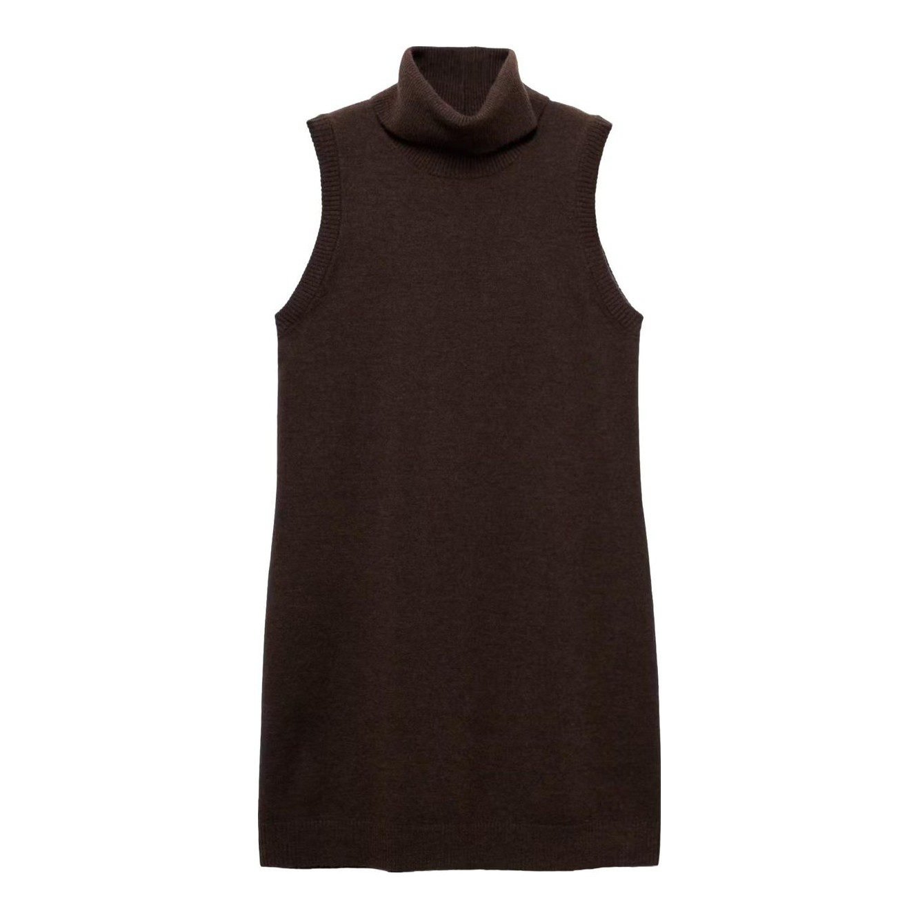 Knitted Turtleneck Dress