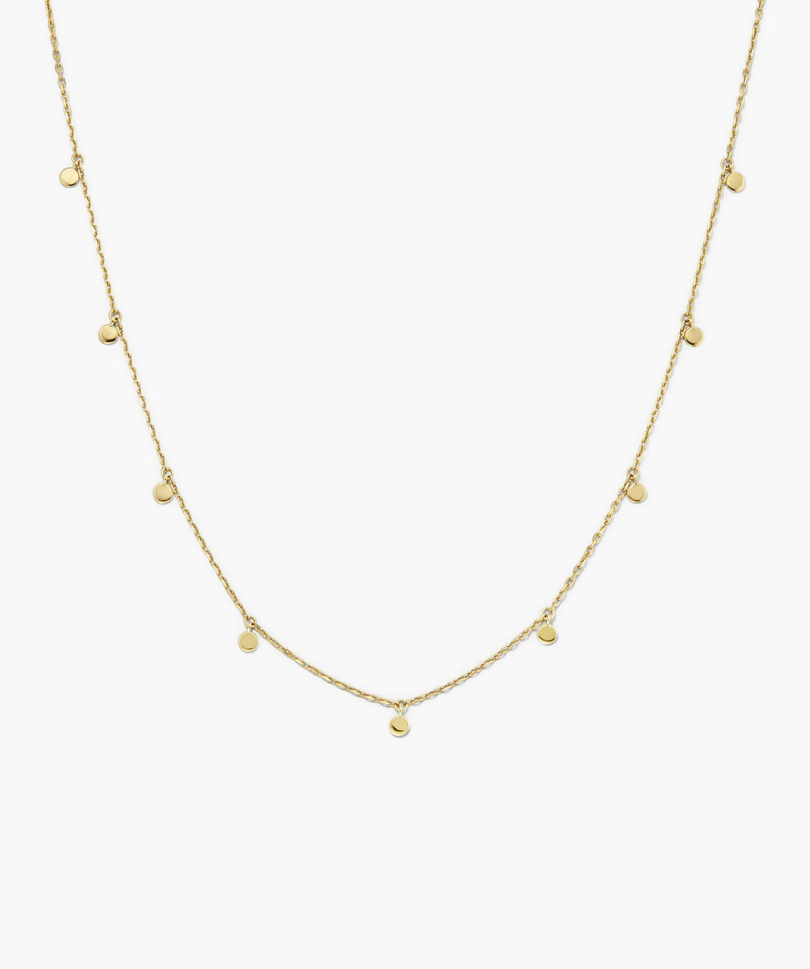 Dot Chain Necklace (18k Gold Vermeil)