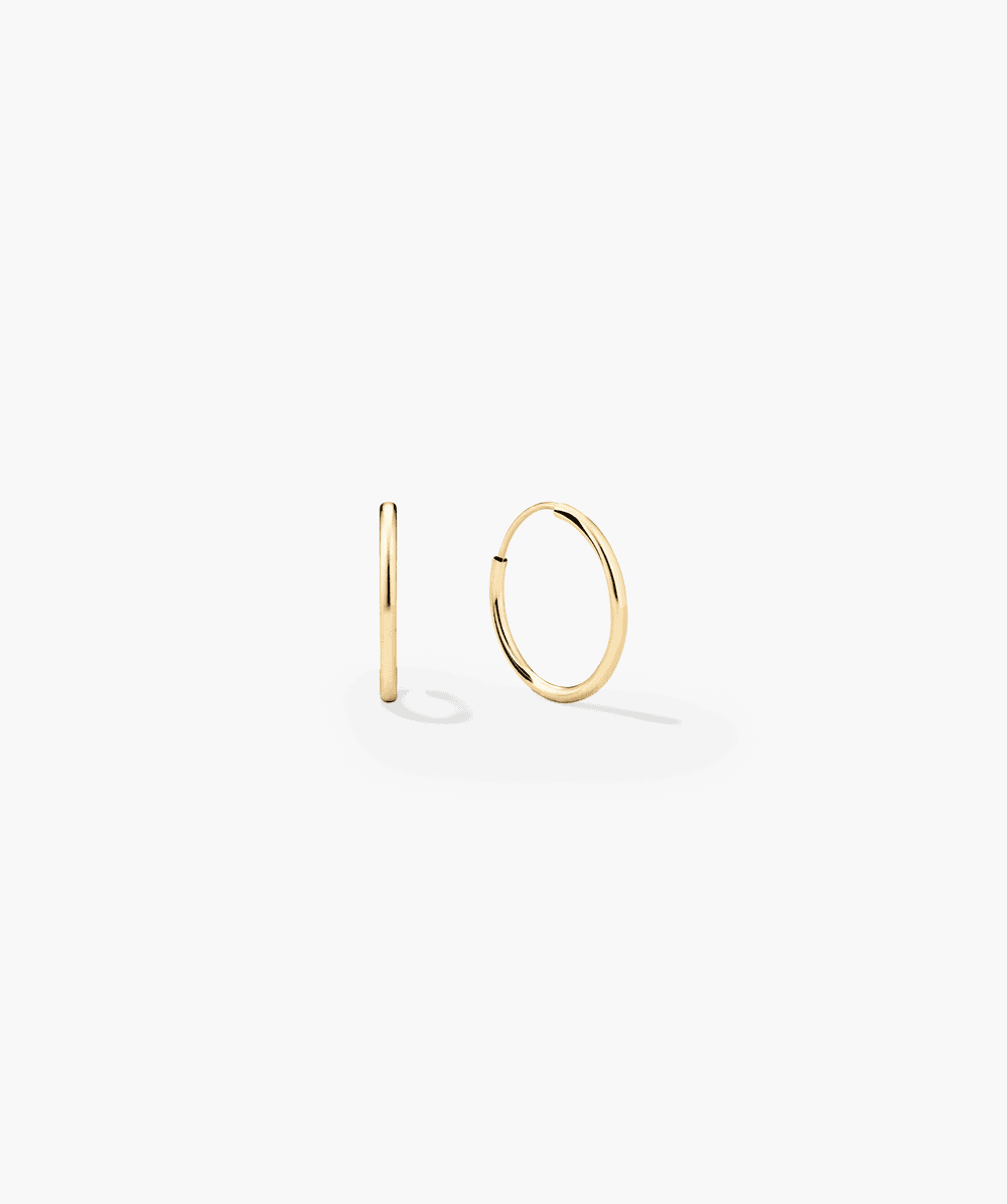 Small Hoop Earrings (10k Yellow Gold)