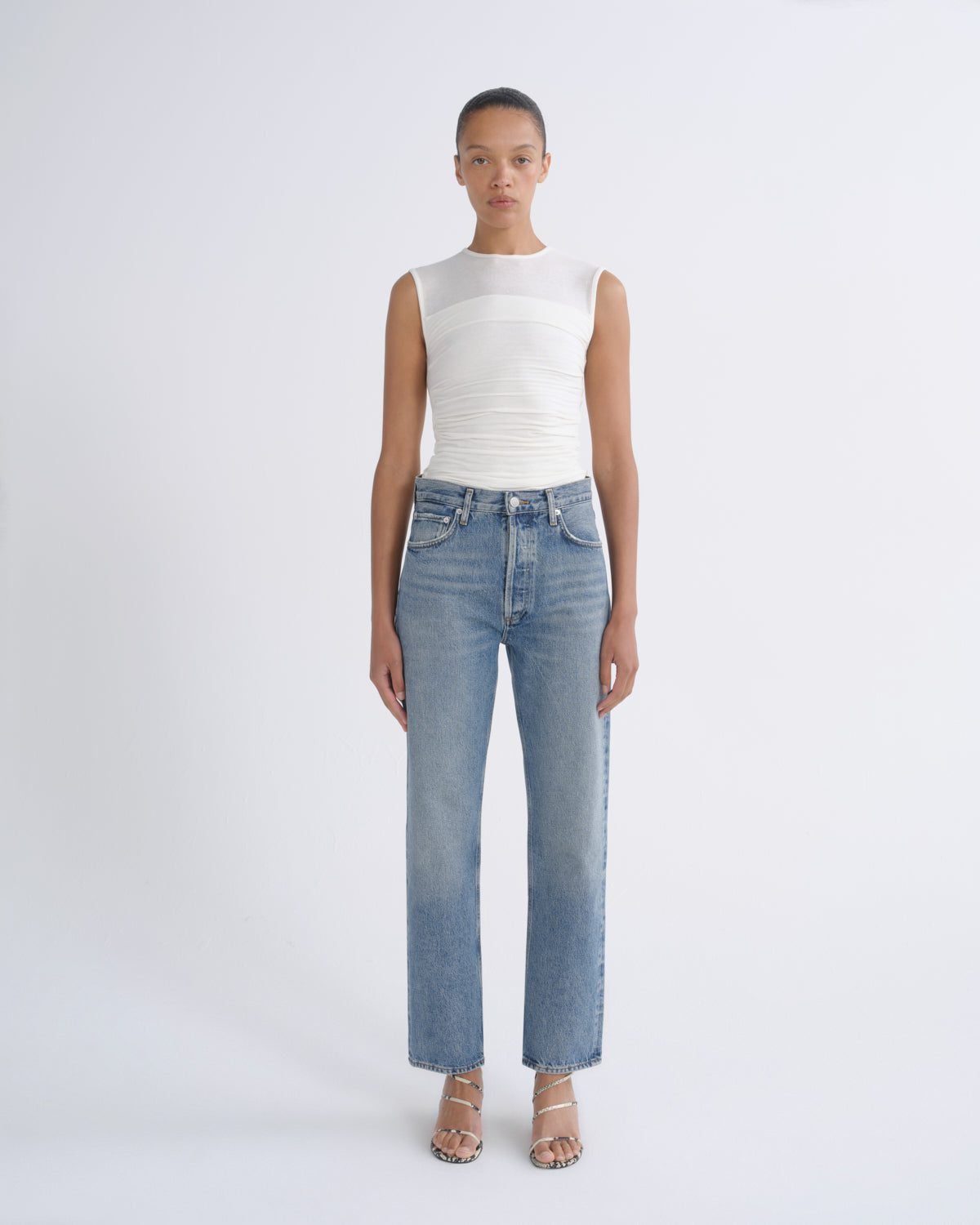 90's Pinch Waist High Rise Straight