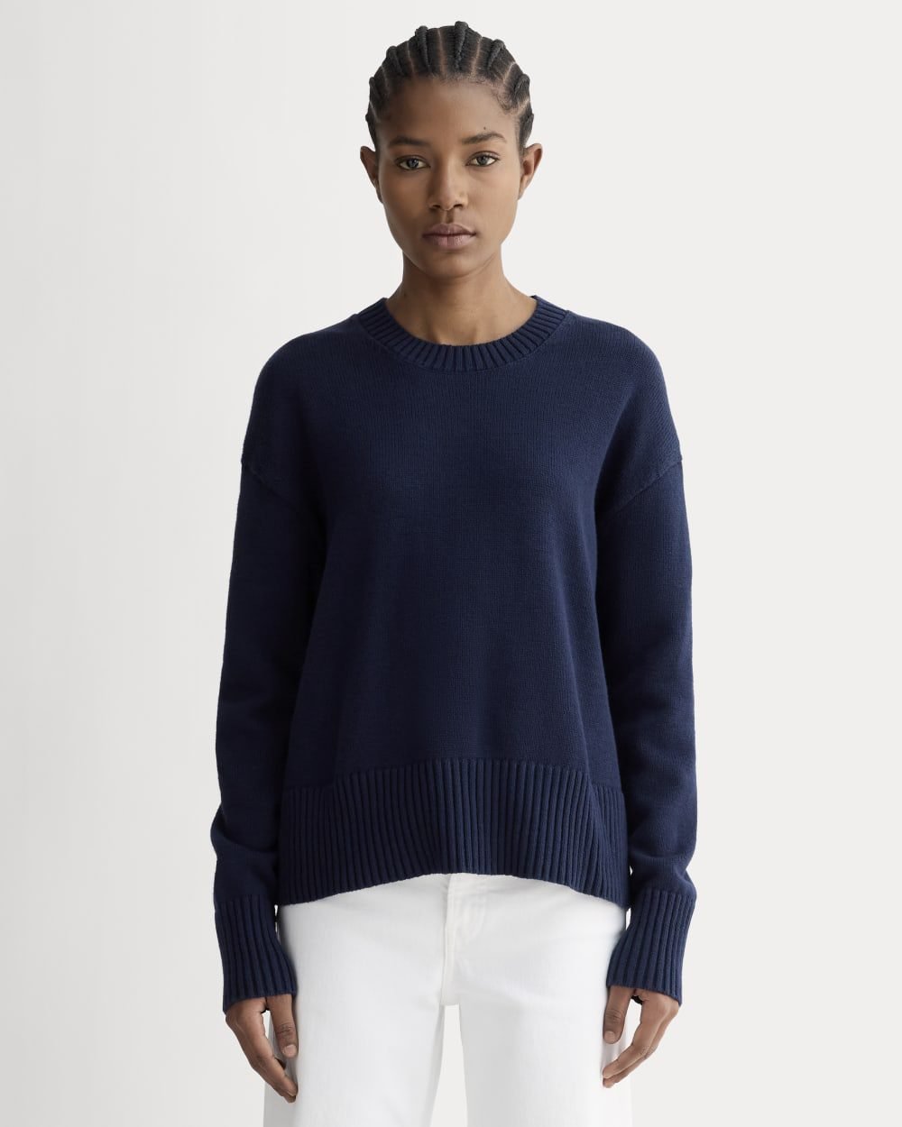 The Boxy Sweater in Everyday Cotton