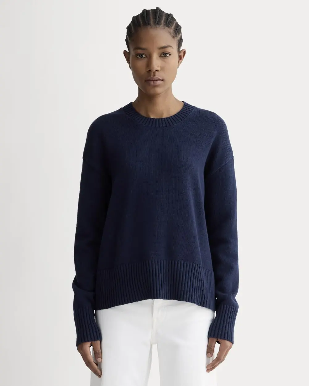 The Boxy Sweater in Everyday Cotton