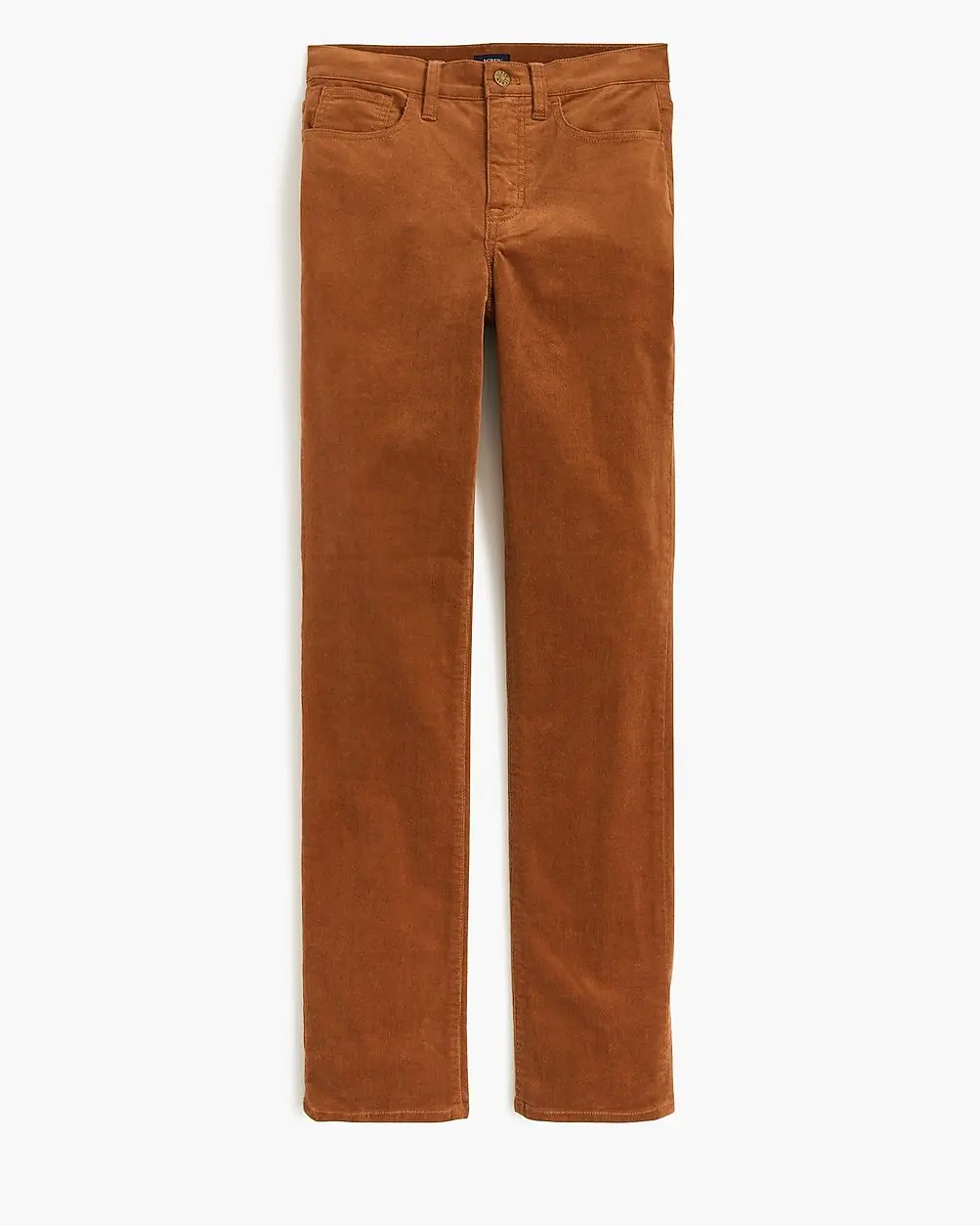 Corduroy Full-Length Essential Straight Pant