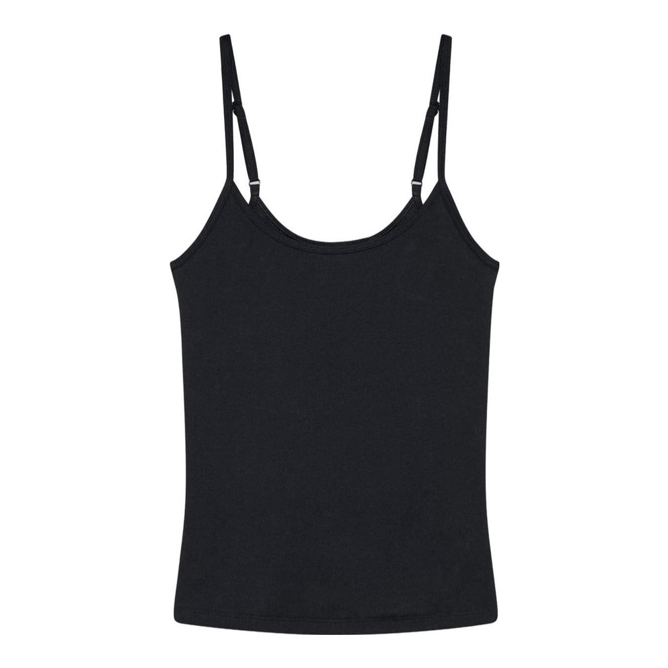 HomeStretch Rib Universal Cami Tank (Black)