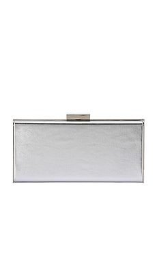 Samantha Slimline Clutch (Silver)