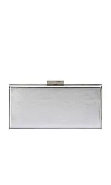Samantha Slimline Clutch (Silver)