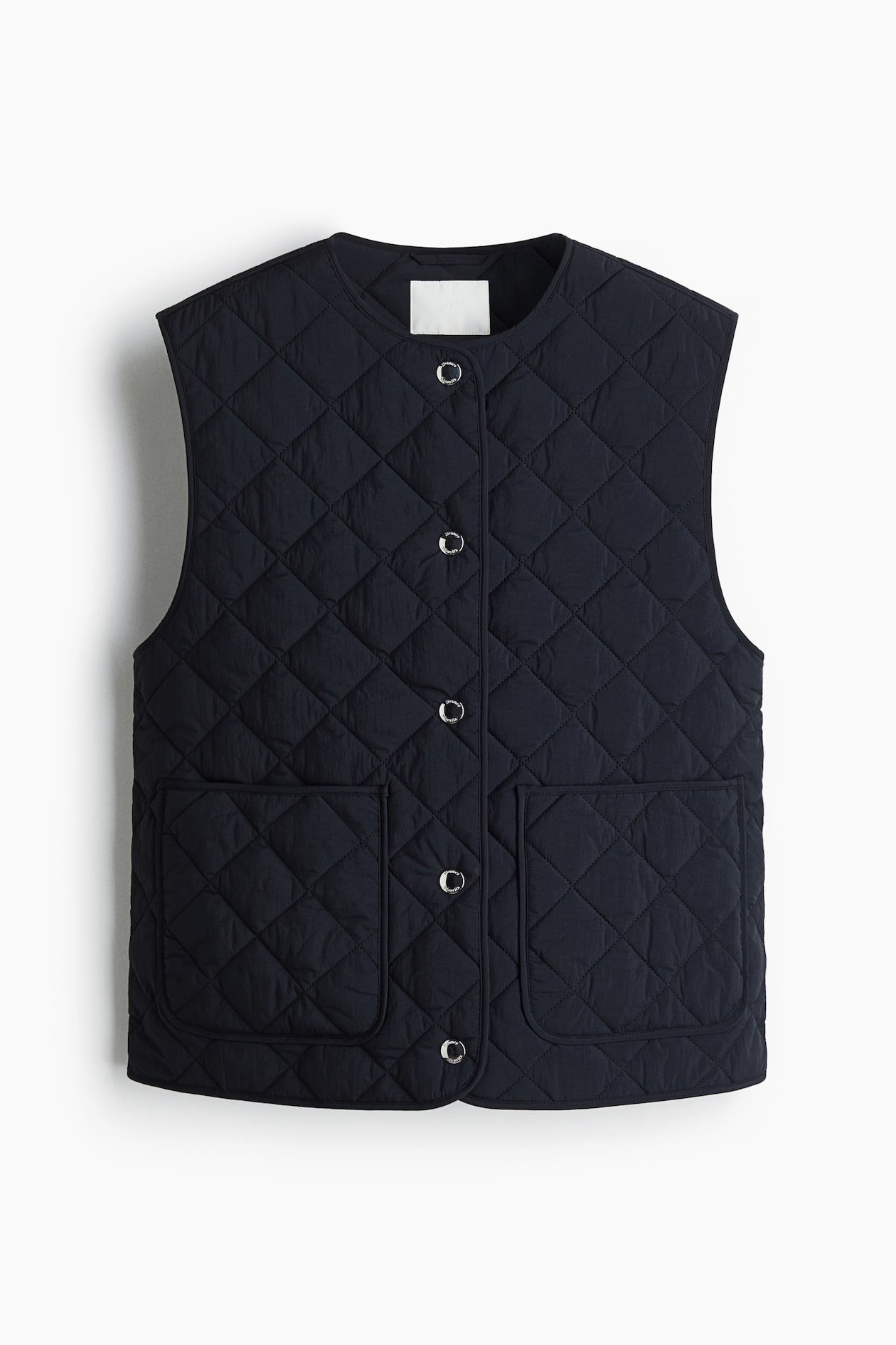 Quilted Vest (Black)