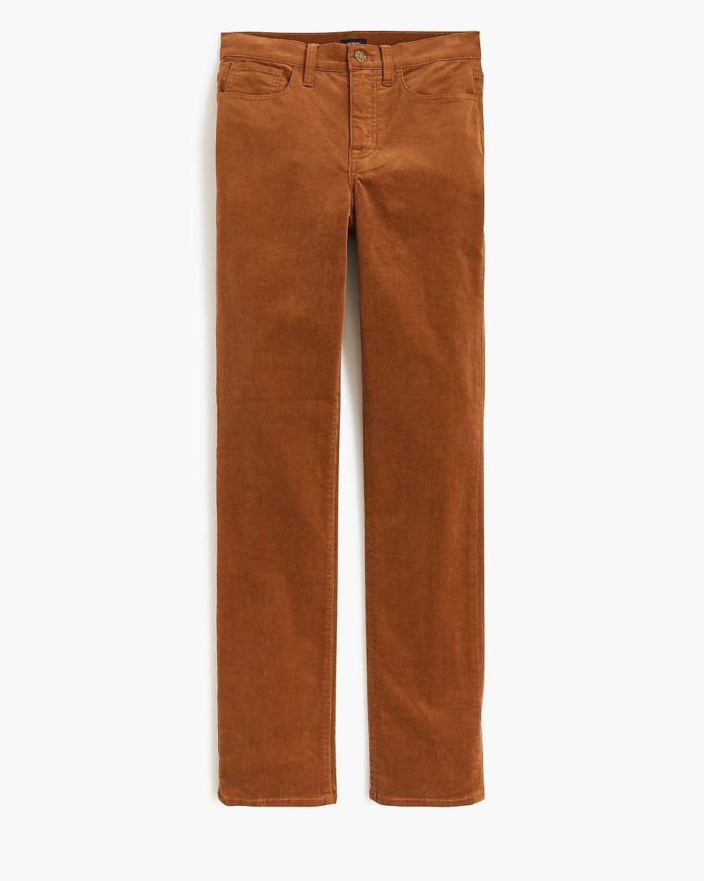 Corduroy Full-Length Essential Straight Pant (Vintage Brandy)
