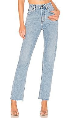 Cherie High Rise Straight Jeans (Merit)