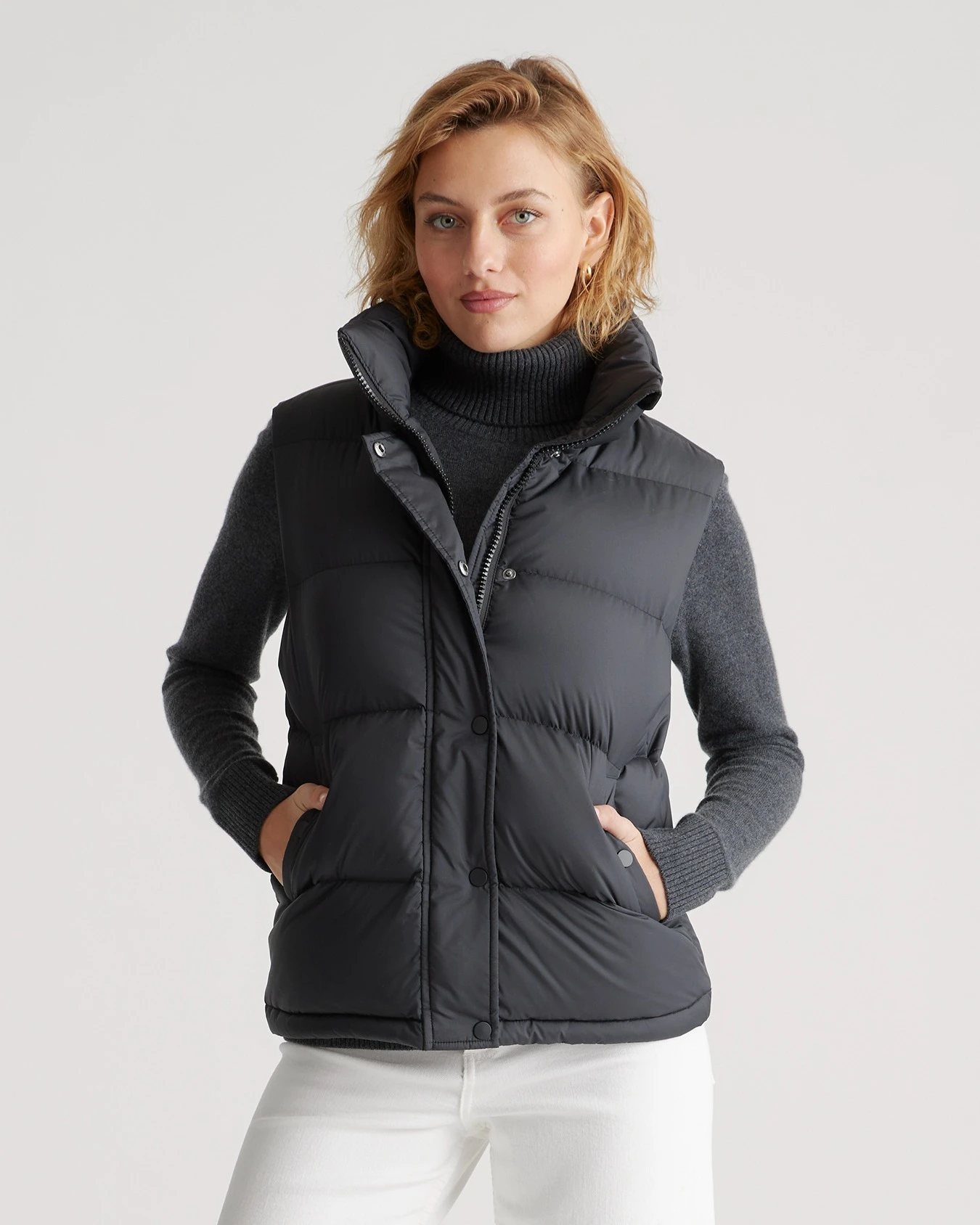 Responsible Down Puffer Vest (Black)