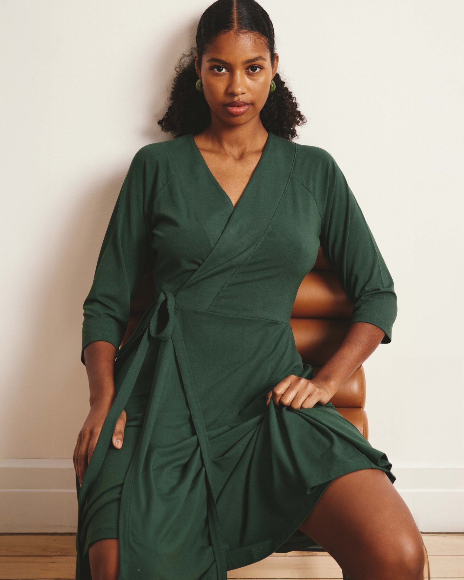 The Divine Jersey Wrap Dress