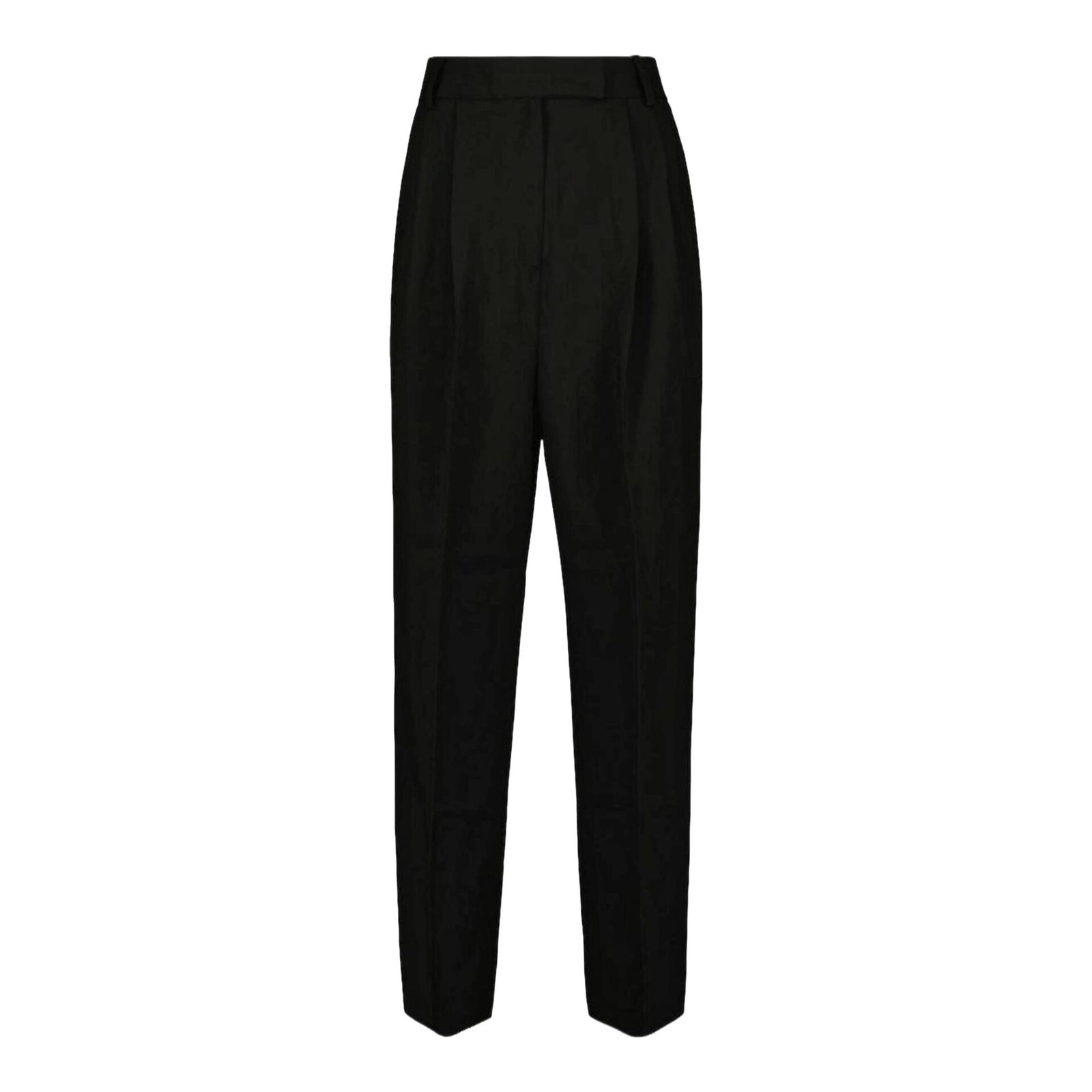 Bea Twill High-Rise Pants (Black)