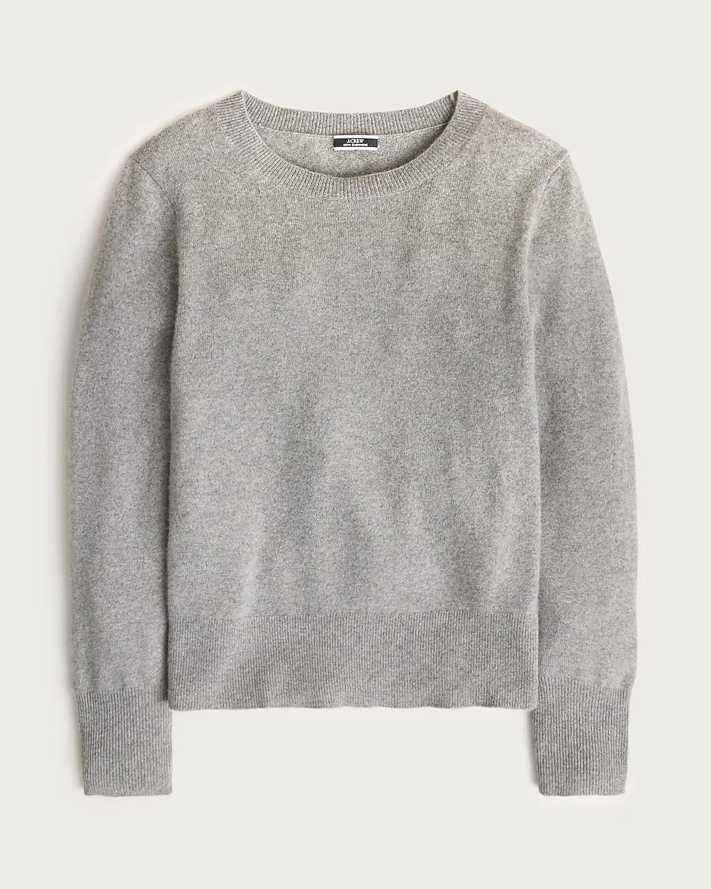 Cashmere Classic-Fit Crewneck Sweater (Hthr Ash)