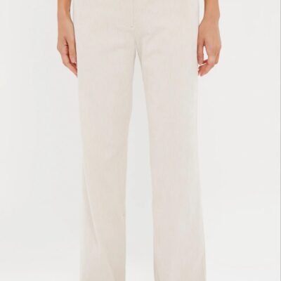 Cream Wide Wale Corduroy Hunter Pants