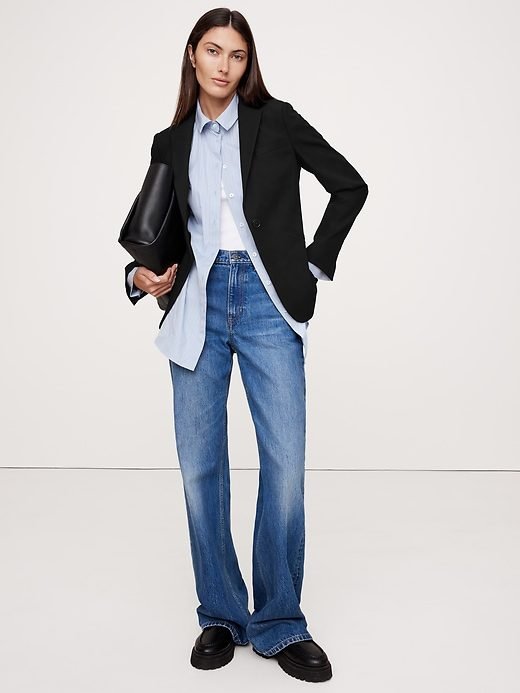 Slim Refined Blazer (Black)