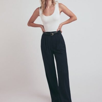 THE FAVORITE PANT (Navy Pinstripe)