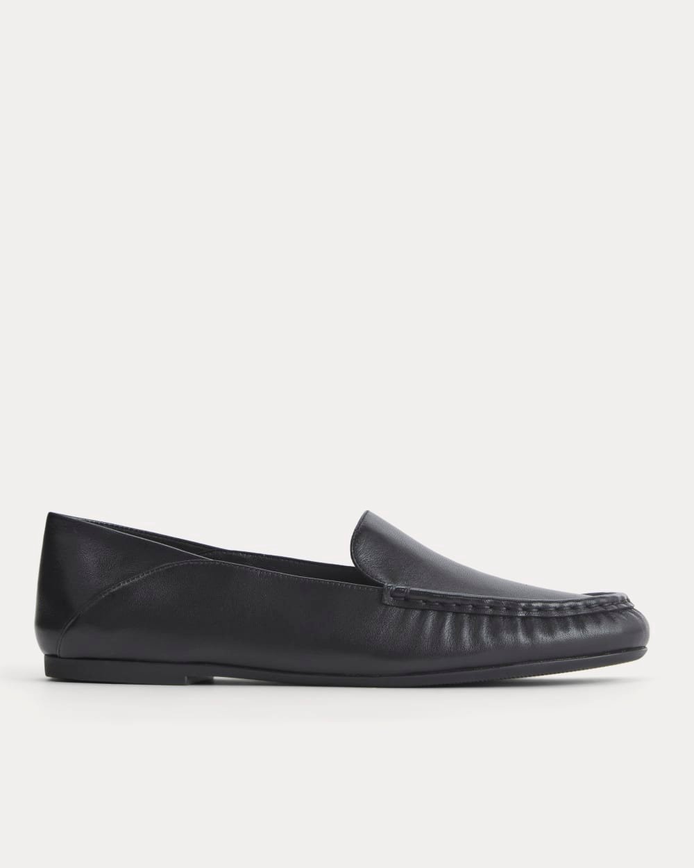 Leather Day Driver Loafer (Black)