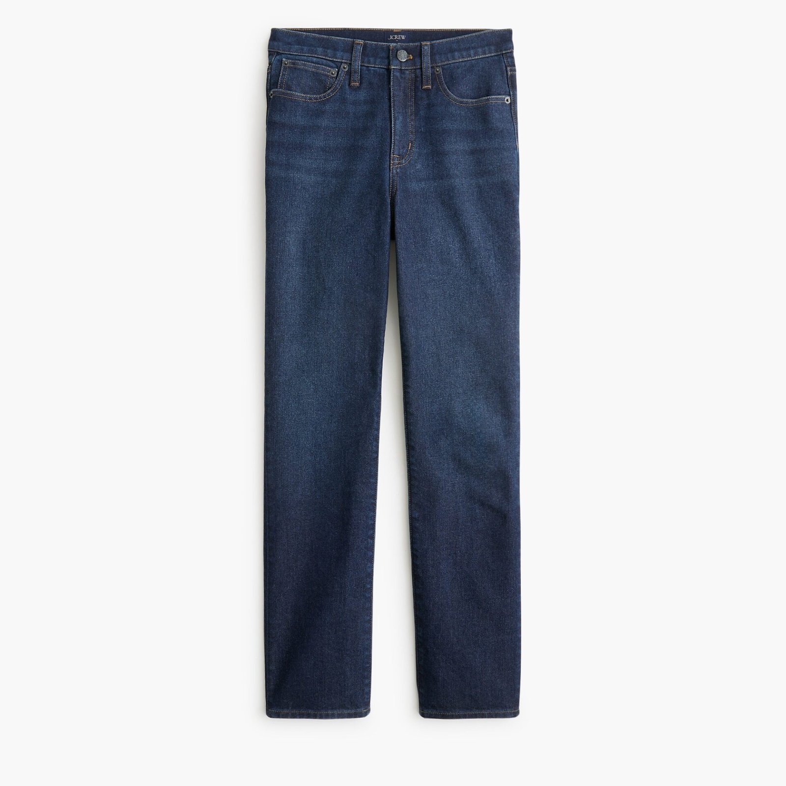 Essential Straight Jean in All-Day Stretch (Dark Indigo Wash)