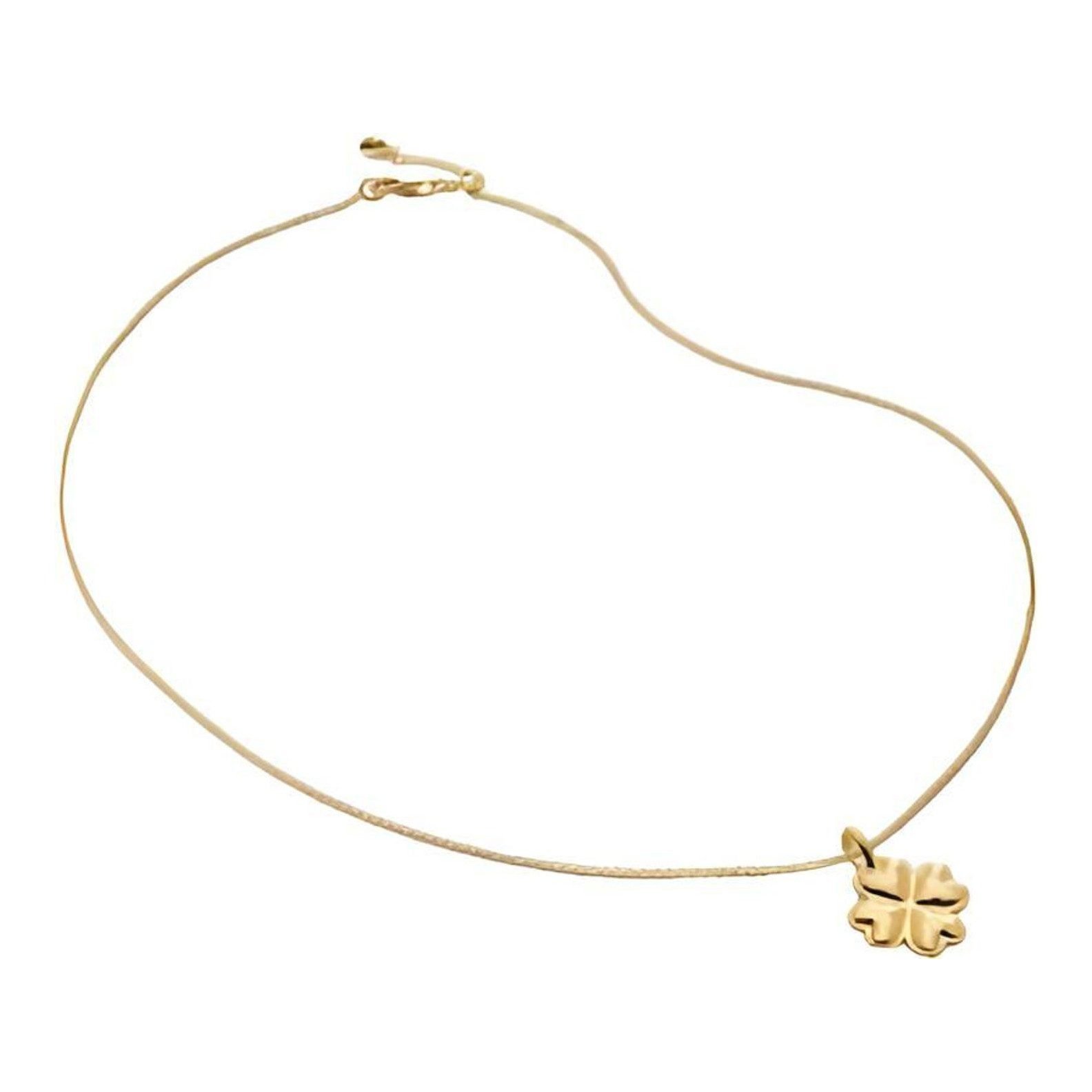 Clover Pendant Charm Necklace Set