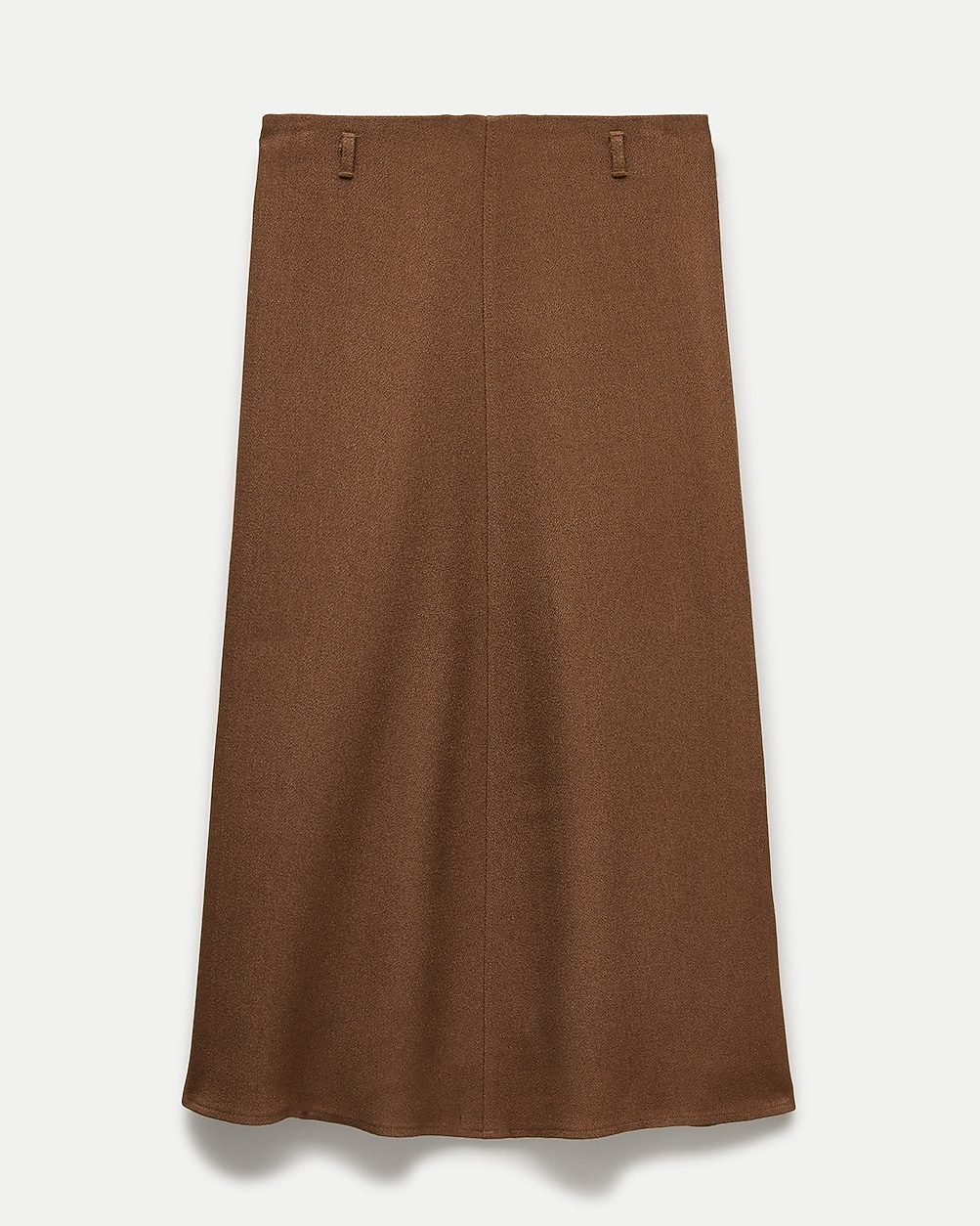 A-Line Skirt in Bouclé (Peppercorn)