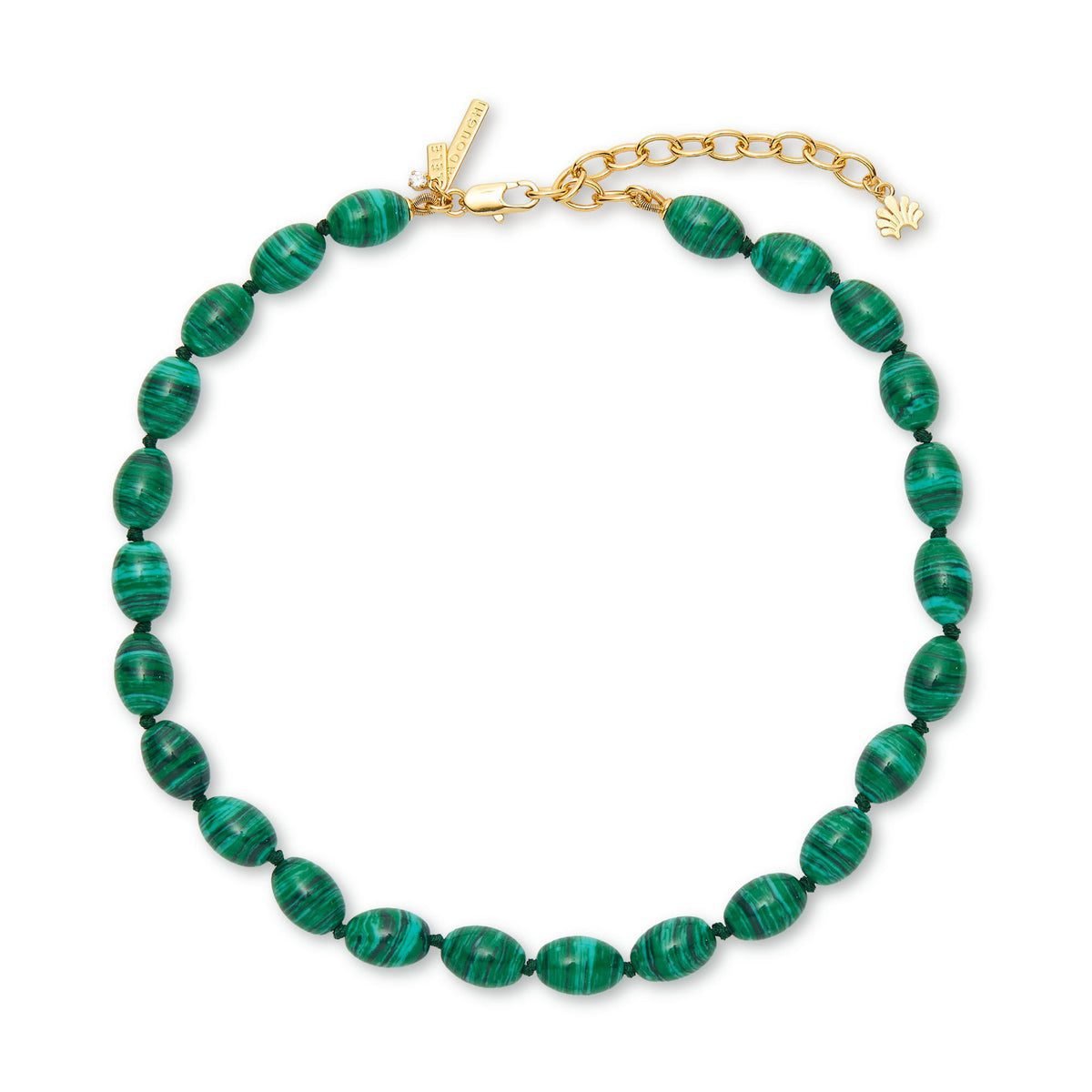 Malachite Baroque Collar Necklace