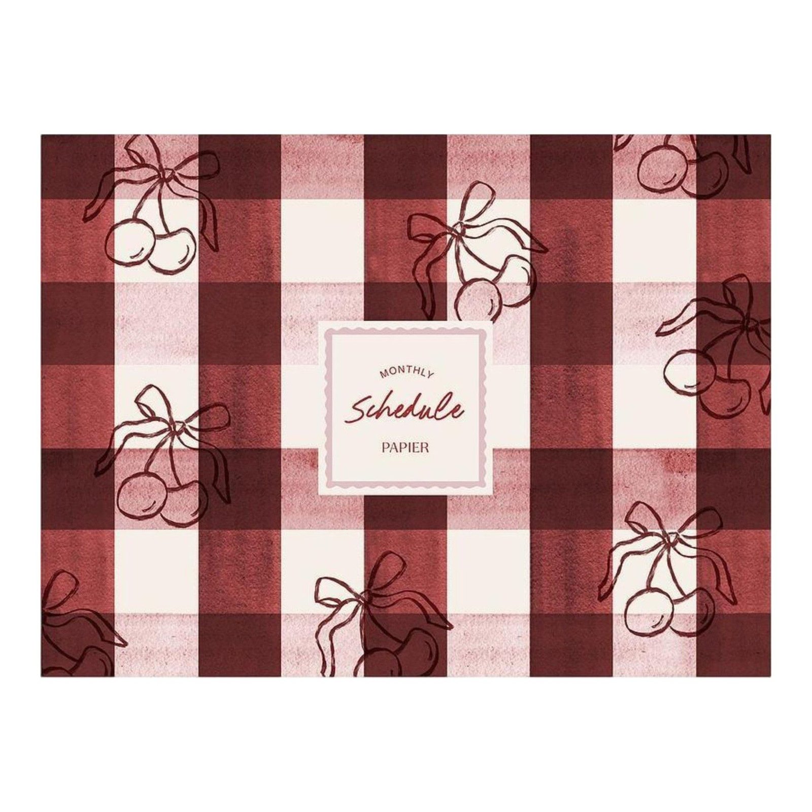 Picnic Productivity Monthly Planning Pad