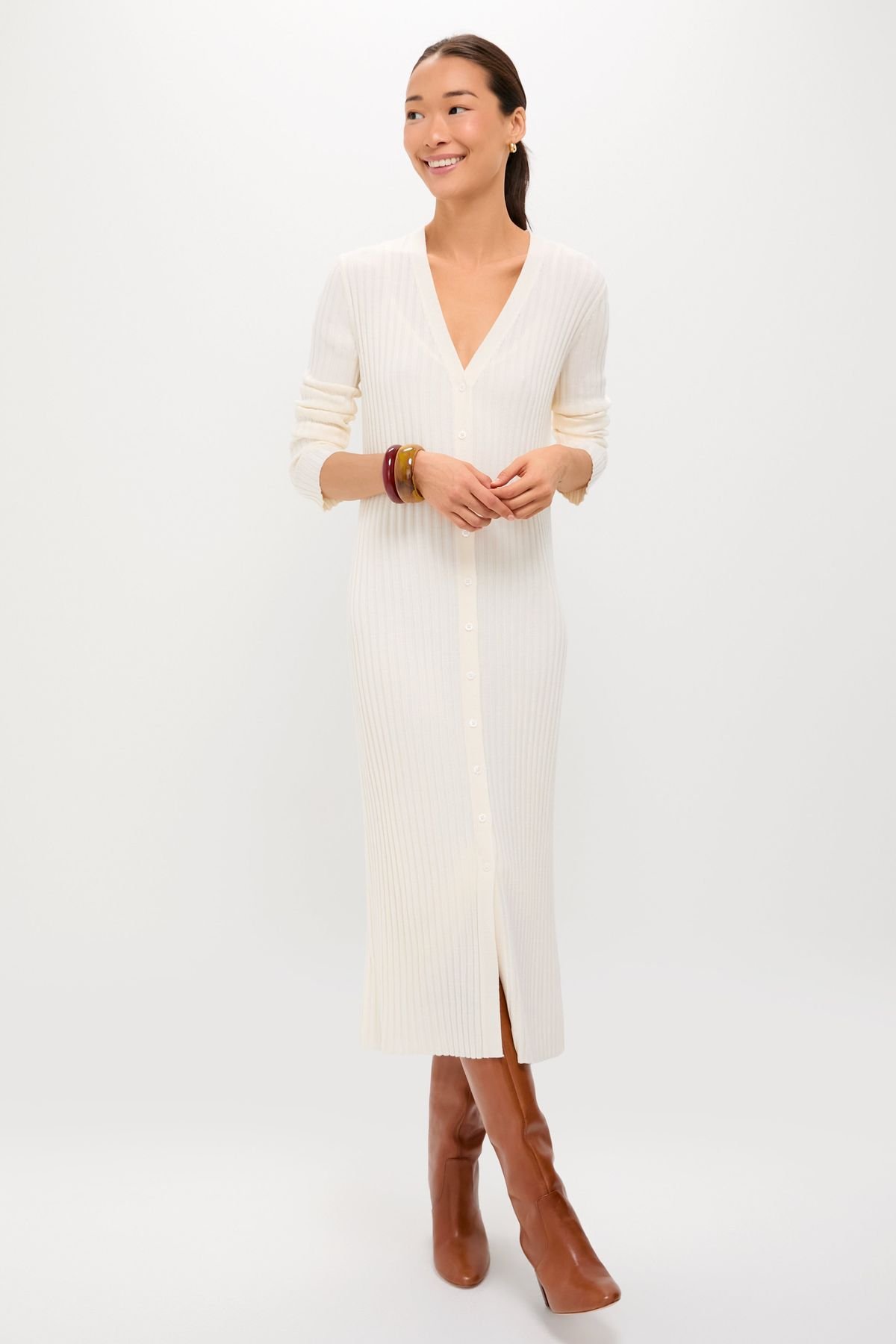 Ivory Callum Sweater Dress