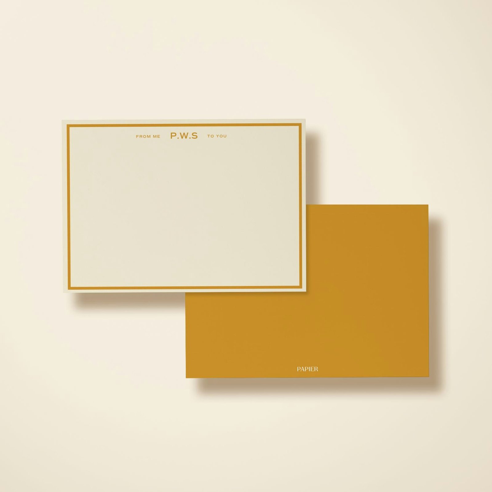 Classic Notecard Set (Tonal Border)