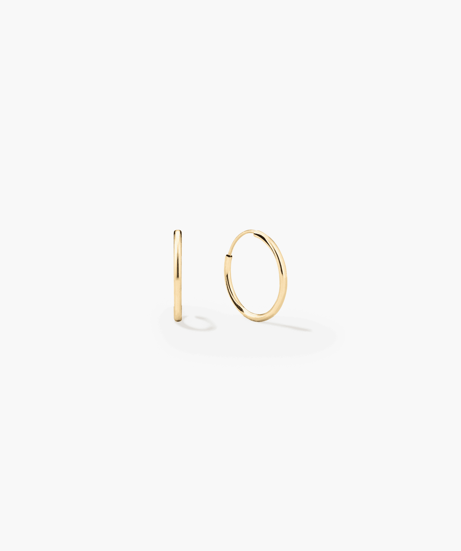 Small Hoops (10k Yellow Gold)