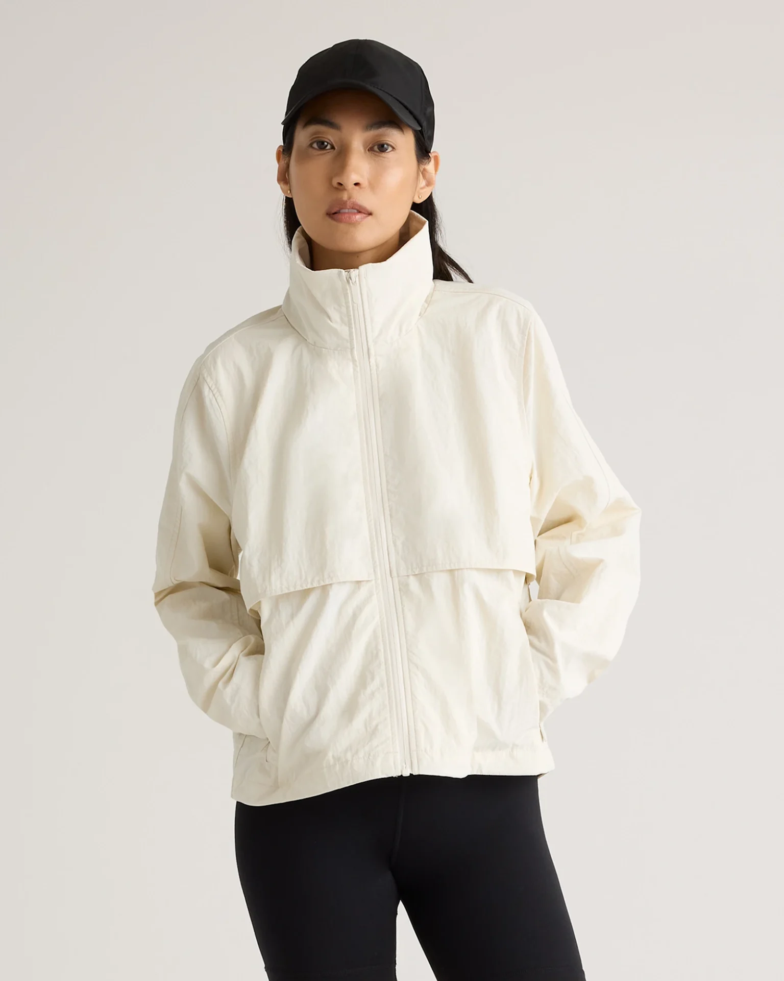 Water Repellant Windbreaker Jacket (Tofu)