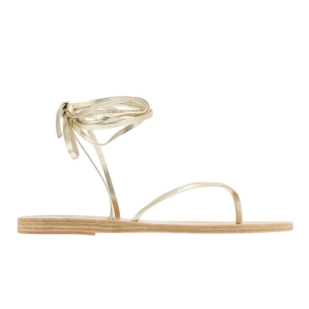 Celia Leather Flat Sandals