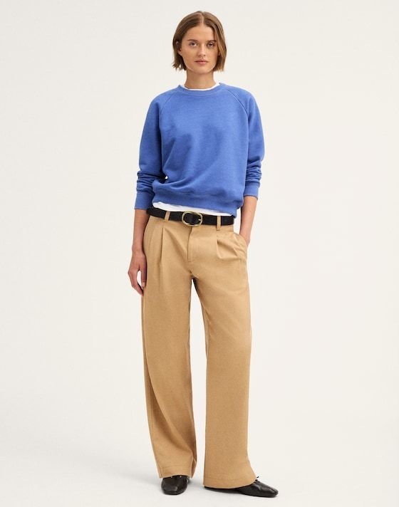 The Everyday Trouser in Drapey Twill (Desert Camel)