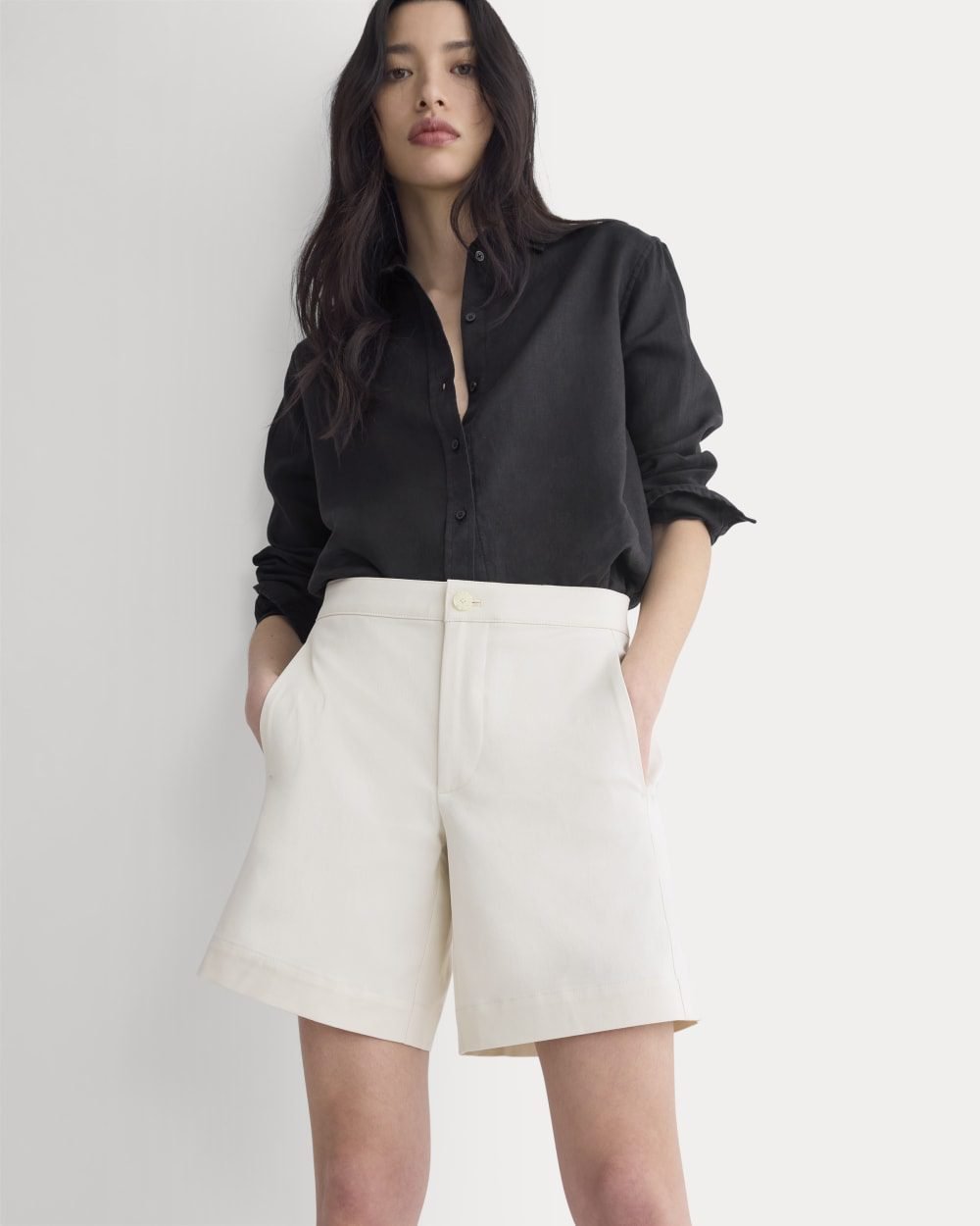 Side-Panel Tailored Short (Birch)