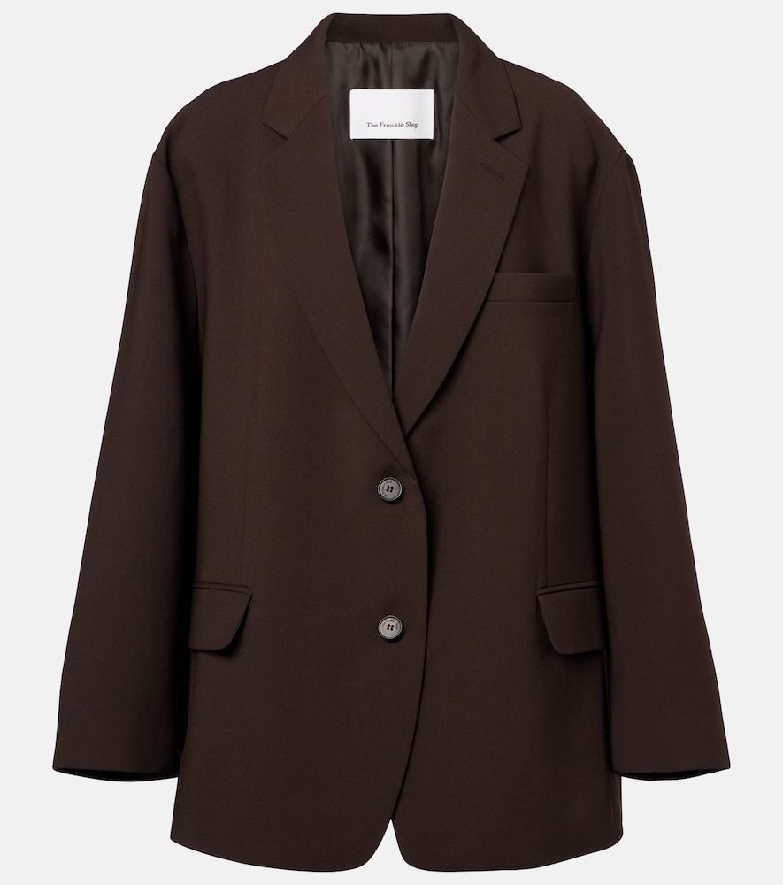 Bea Oversized Blazer (Dark Espresso brown)