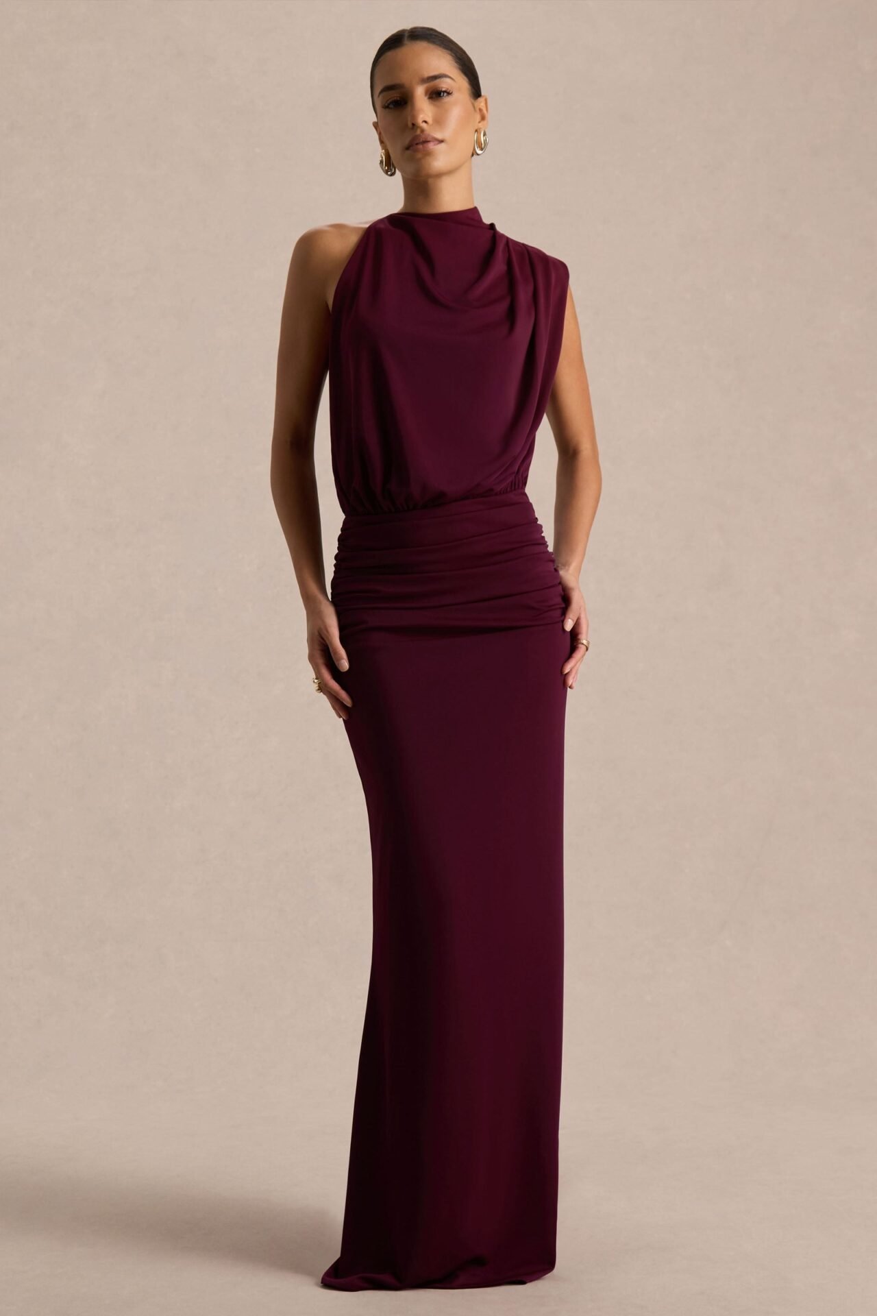 Umaira High-Neck Maxi Dress